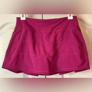 lululemon Magenta Purple Pace Rival Mid-Rise Skirt | Size 4 - Regular Length